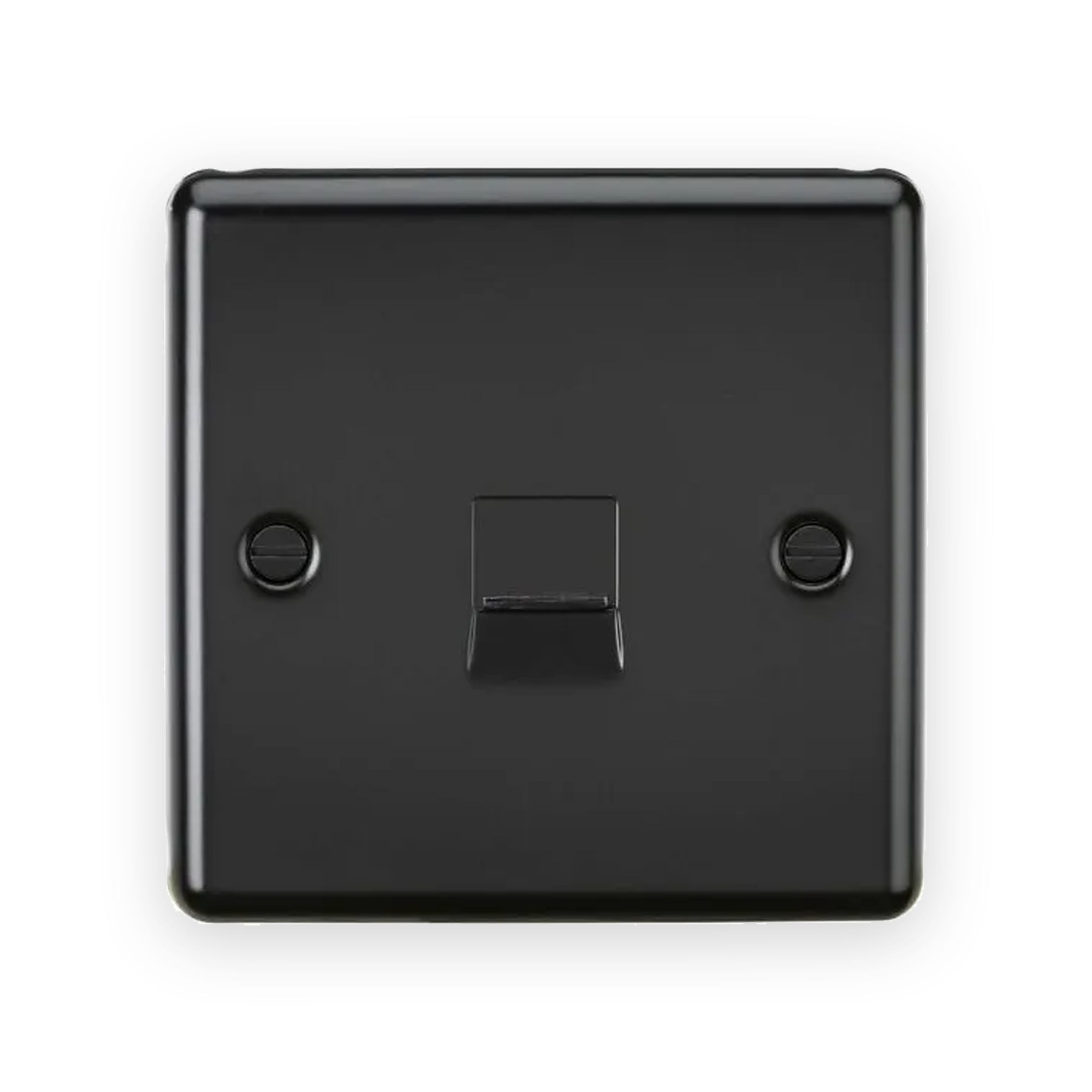 knightsbridge-telephone-master-outlet-matt-black-cl73mb Knightsbridge Telephone Master Outlet - Matt Black
