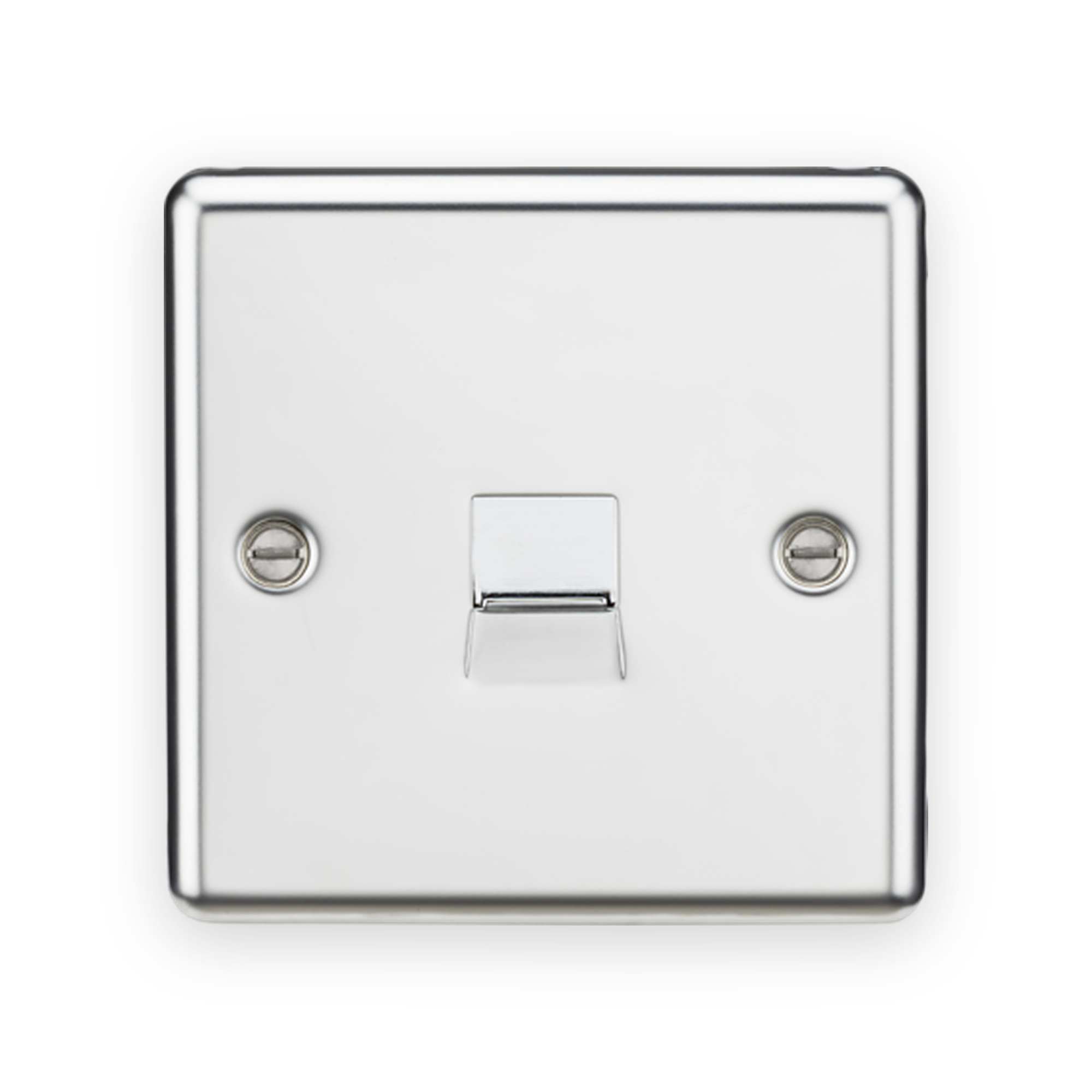 knightsbridge-telephone-master-outlet-polished-chrome-cl73pc Knightsbridge Telephone Master Outlet - Polished Chrome