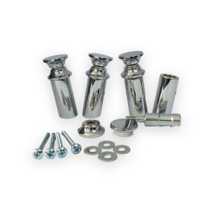 Knightsbridge Towel Rail Mounting Brackets CP