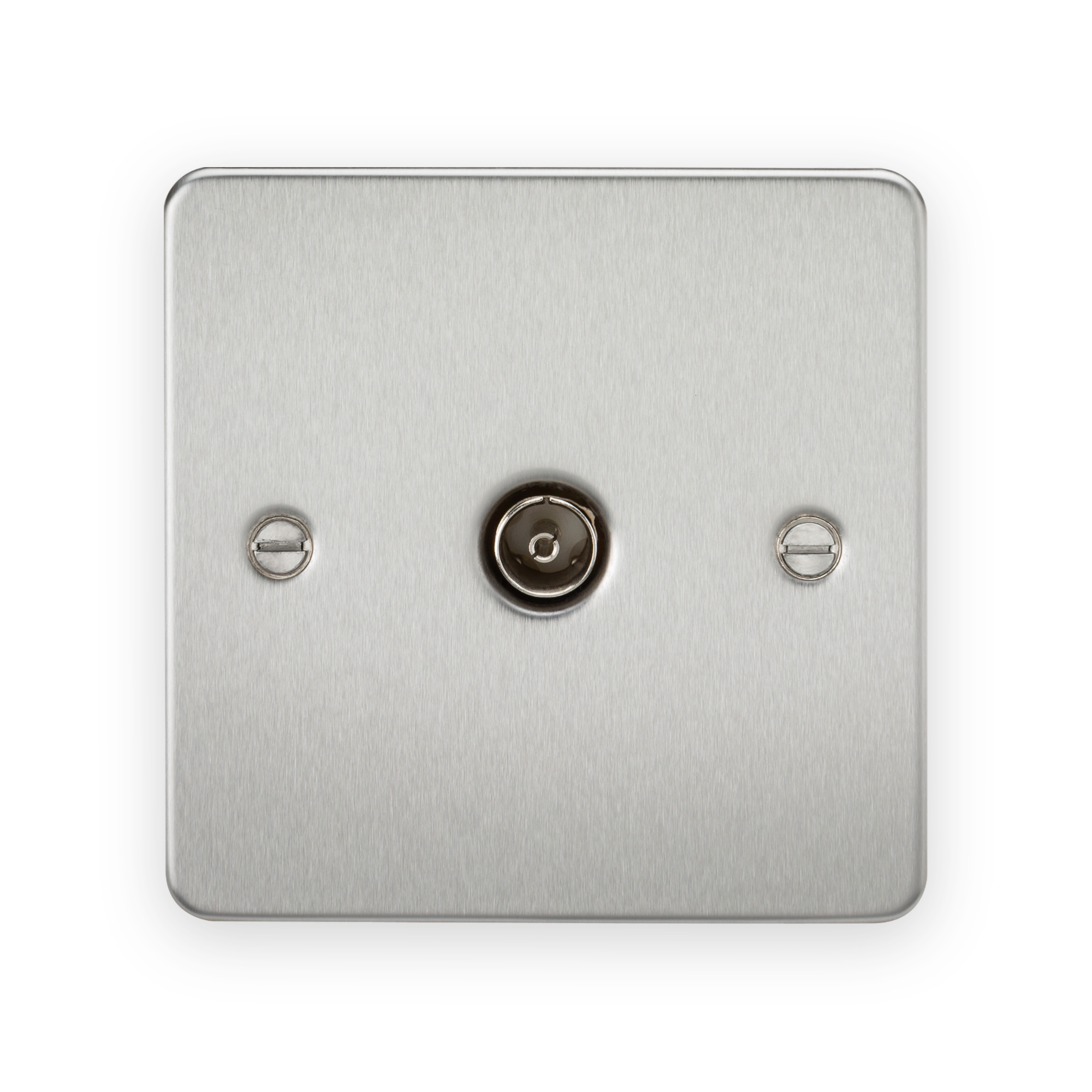 knightsbridge-tv-outlet-non-isolated-brushed-chrome-5055832916567-gallery-01 Knightsbridge TV Outlet (non-isolated) in Brushed Chrome