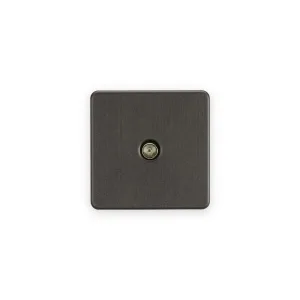 Knightsbridge TV Outlet (Non-Isolated) - Smoked Bronze
