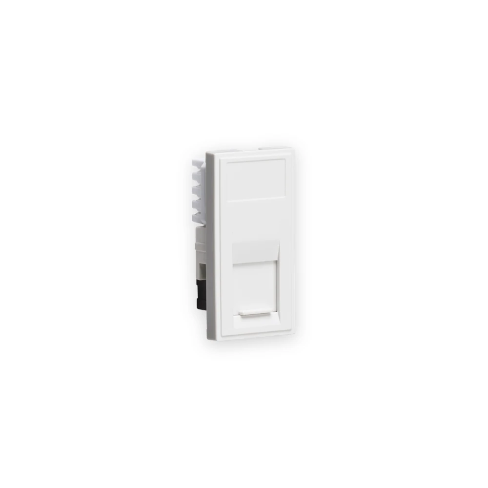 Knightsbridge UTP CAT5E RJ45 Outlet Module 25 x 50mm - White Knightsbridge UTP CAT5E RJ45 Outlet Module 25 x 50mm - White