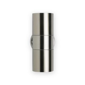 Knightsbridge WALL2 230V IP65 Stainless Steel Up & Down Light GU10 Fitting