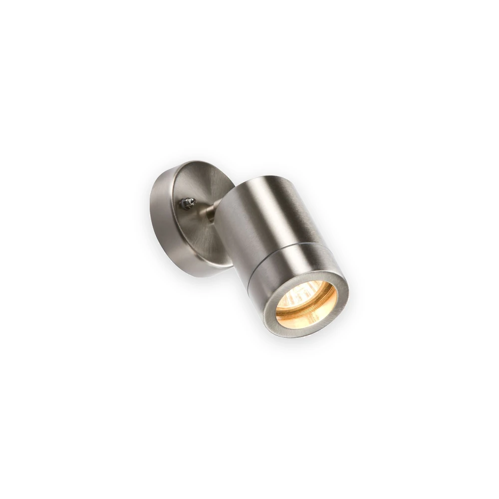 Knightsbridge WALL3L 230V IP65 GU10 35W Lightweight Stainless Steel Adjustable Wall Light Knightsbridge WALL3L 230V IP65 GU10 35W Lightweight Stainless Steel Adjustable Wall Light