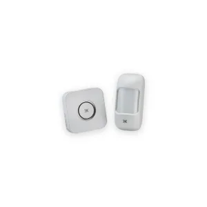 Knightsbridge DC016 white plug-in chime and wireless motion detector