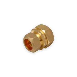 Lead Loc half-inch 7lb lead to 20mm MDPE brass compression coupler