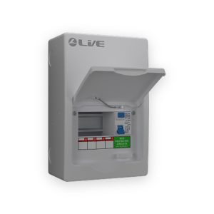 Live Electrical 6 Module Metal Clad Consumer Unit c/w 63A RCD
