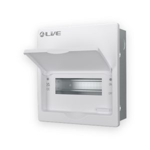Live Electrical 8 Module Flush Mounted Main Switch board