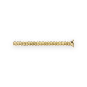 M3.5 x 50mm Flat-Head Countersunk Electrical Socket Screw - Brass - CSCREW50FB