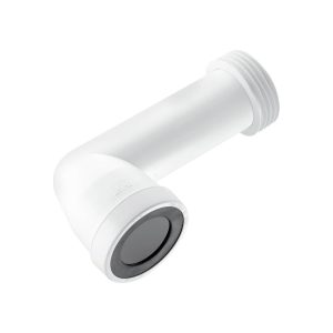 McAlpine 4"/110mm 90° Adjustable Length Pan Connector Extended Inlet