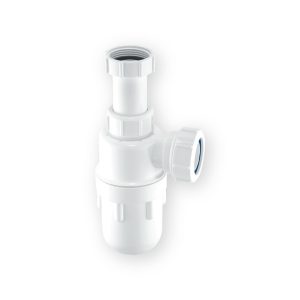 McAlpine A10A white adjustable inlet 32mm bottle trap