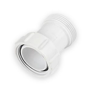 McAlpine BSP Straight Coupling White 32mm x 50mm