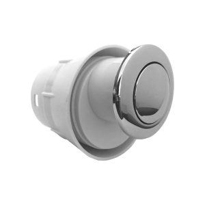 McAlpine Derwent Macdee Kara 50mm Chrome Single Flush Pneumatic Toilet Cistern Push Button