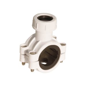 McAlpine Pipe Clamp White