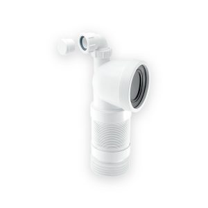 McAlpine WC-CON8FV 90° Flexible WC Connector with Universal Vent Boss