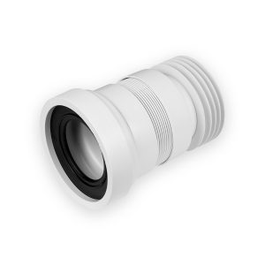 McAlpine WC-F18R McAlpine Flexible Straight WC Connector 100mm-160mm