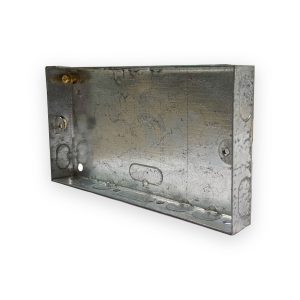 Metal Back Box 2 Gang 16mm