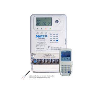Metro 100A Three Phase Pre-Payment Meter, Mbus with Separate Key-Pad