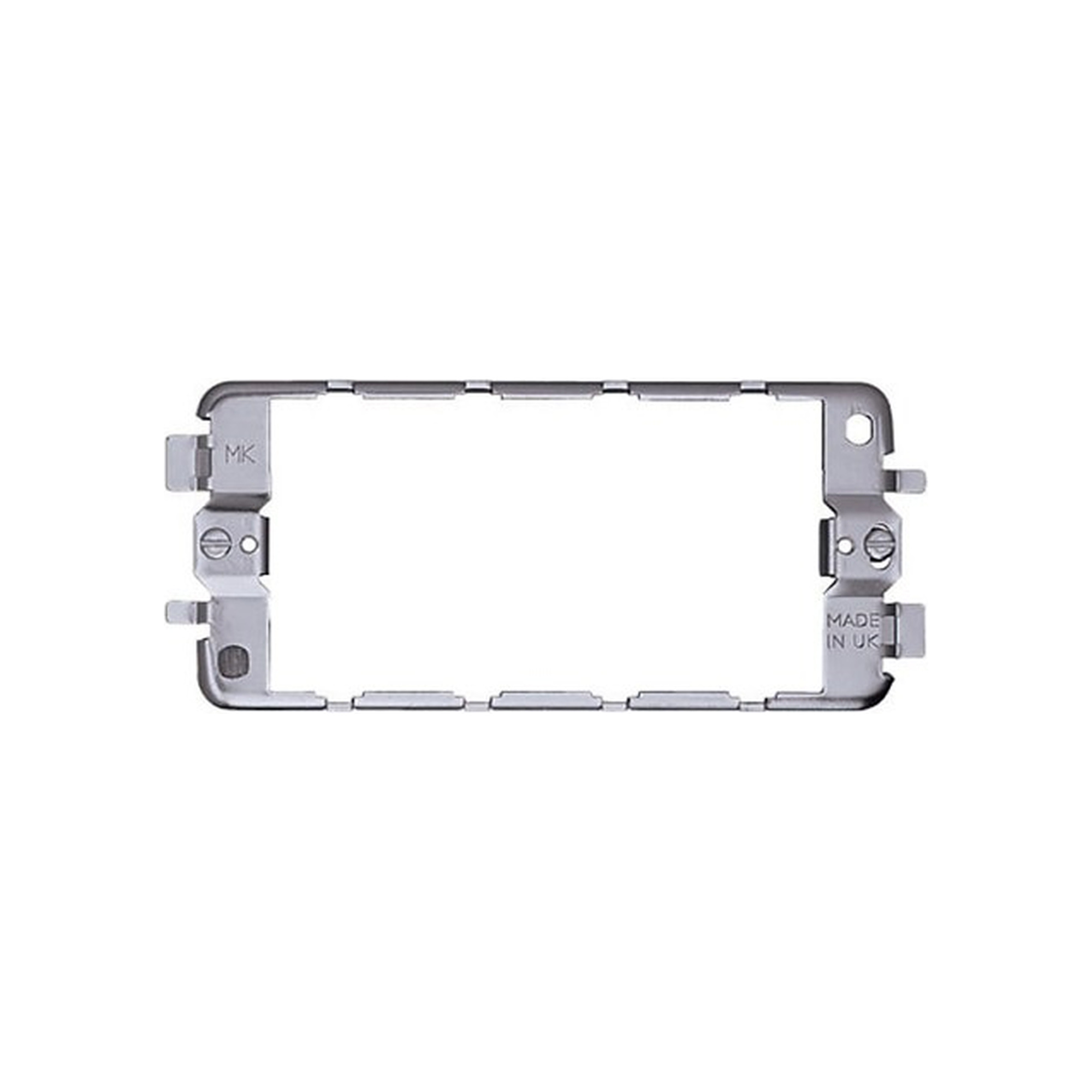 mk-electric-mk-k3703-3-gang-module-yoke-mounting-frame-for-up-to-3-modules-2-gang-size-grid-mount-frame-k3703-gallery-01 MK Electric MK K3703 3 Gang Module Yoke Mounting Frame for up to 3 Modules, 2 Gang size Grid Mount Frame