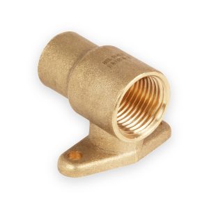 Navigator Endfeed 15mm x ½" Straight Wall Plate