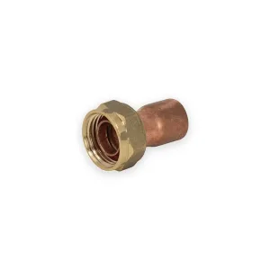 Navigator copper and brass endfeed straight tap connector