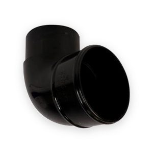 Navigator Round Downpipe Bend- Black