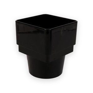 Navigator Square Downpipe Adaptor -Black