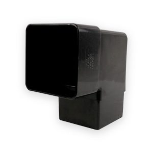 Navigator Square Downpipe Bend- Black