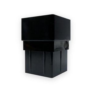 Navigator Square Downpipe Coupler -Black