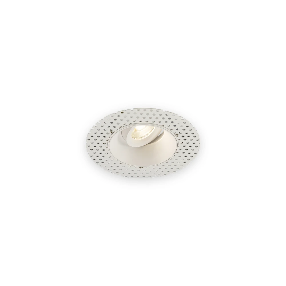Odan Single Tilt Round Trimless Downlight White Odan Single Tilt Round Trimless Downlight White