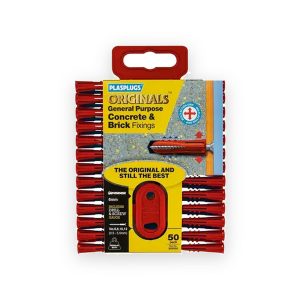 Originals General Purpose Concrete & Brick Fixings – Pack of 50