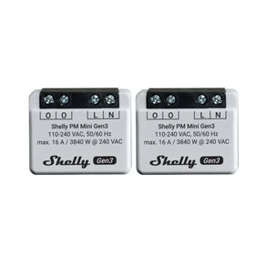Shelly Plus 1 Gen3 WiFi Operated Smart Switch (Pair)