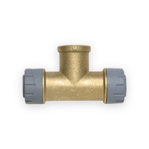 PolyPlumb 15mm X ½" Female Tee (Brass)