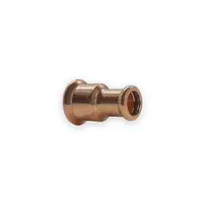 ProXPlumb copper pressfit reducing coupling with black sealing rings