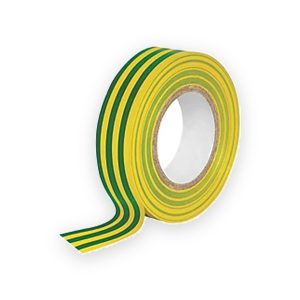 PVC Insulation Tape 19mm x 33m Green / Yellow