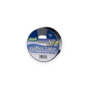 Rhino Gaffer / Cloth Tape Black 50mmx50m