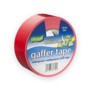 Rhino Gaffer / Cloth Tape Red 50mmx50m
