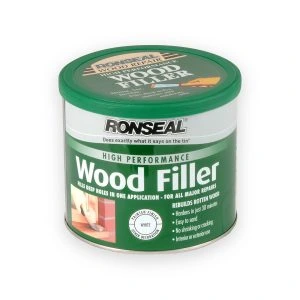 Ronseal High Performance Wood Filler White 500g