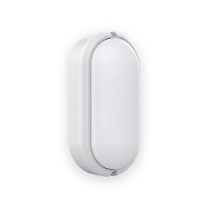 Rother 15W Oval LED Light Bulkhead Fitting 1200lm IP54 6500K Daylight Cool White