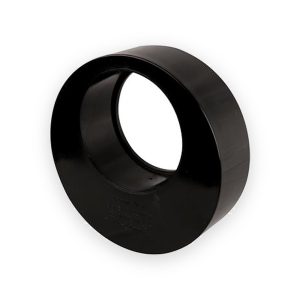 Round Downpipe Adaptor 68mm-110mm Soil- Black