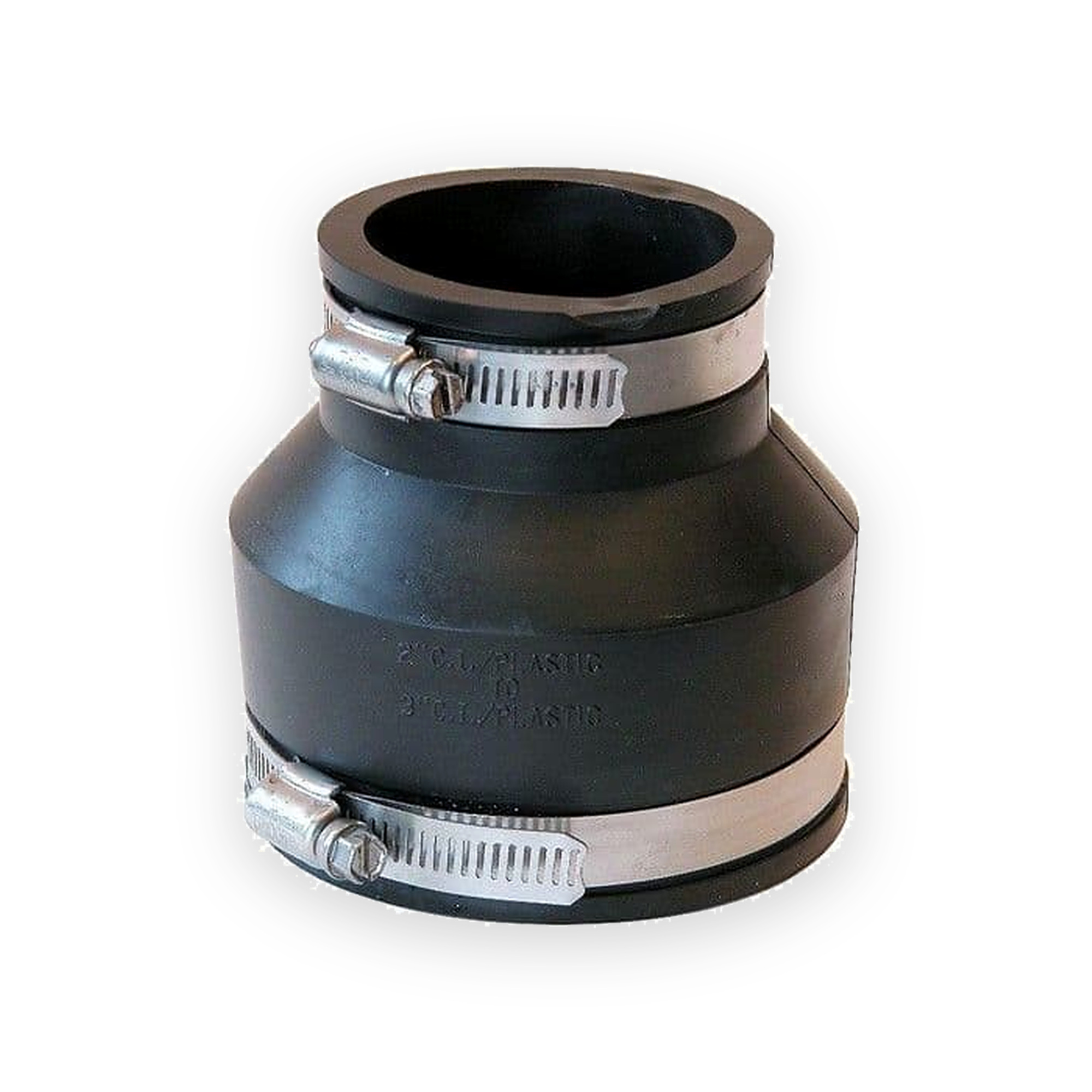 rubber-coupling-clay-to-cast-plastic-flex-connector-4-x-3-fc0243 Rubber Coupling Clay To Cast/Plastic Flex Connector 4" x 3"