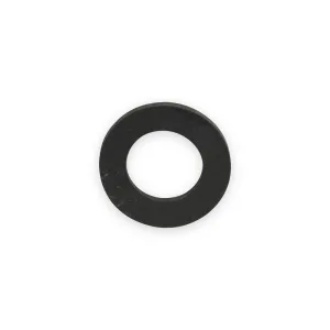 Three-quarter-inch black rubber tap connector washer with central opening