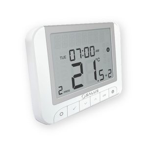 Salus RT520 wired programmable room thermostat with digital display and control buttons