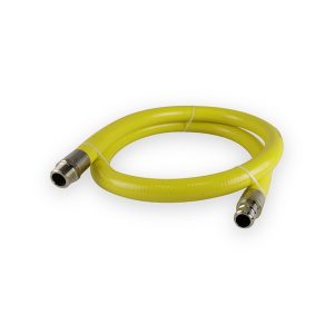 Salvus BFGHCH2/1.00M-E three-quarter-inch 1m yellow catering hose with metal end fittings