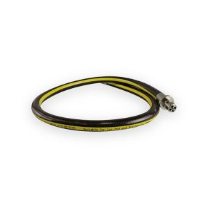 Salvus Gas Hose Straight Bayonet 1m - side view