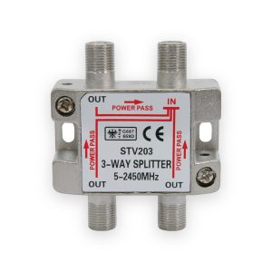 Satellite Metal F Splitters 5-2250MHz 3 Way