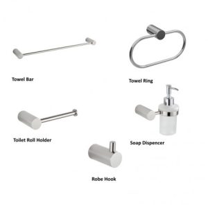 Euro-Bathrooms Bathroom 5 Accessories Pack