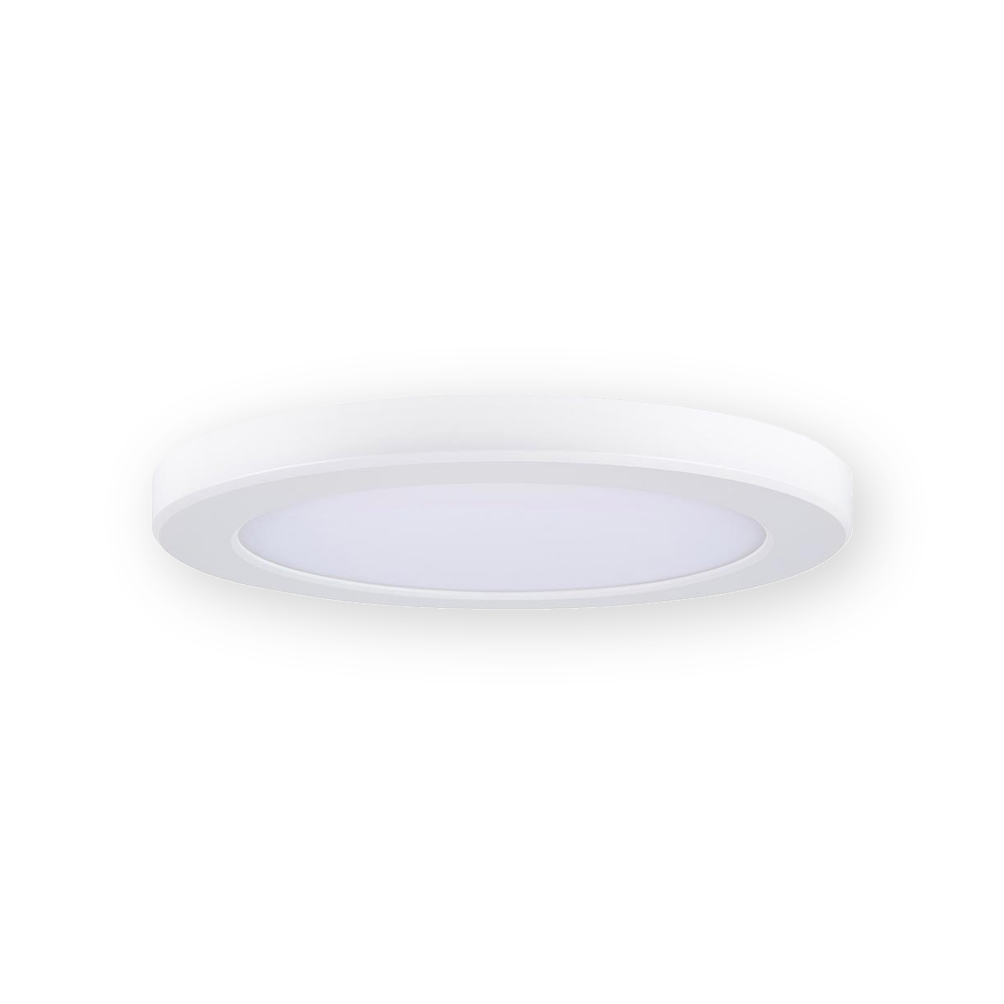 saxby-108743-stratusdisc-white-18w-panel Saxby 108743 StratusDISC white 18W round adjustable CCT ceiling panel with frosted diffuser