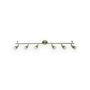 Saxby Amalfi 6lt bar satin nickel 35W