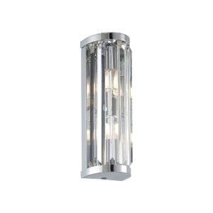 Saxby Crystal 2lt wall IP44 18W